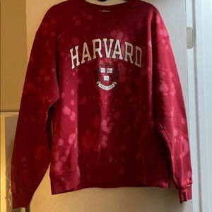 Hand Bleached Harvard Sweatshirt